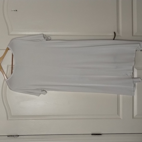 Cato Est 1946 white very hi-low white crochet bottom blouse size XL - Picture 3 of 7